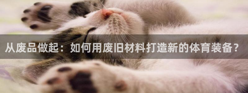 注册意昂4：从废品做起：如何用废旧材料打造新的体育装