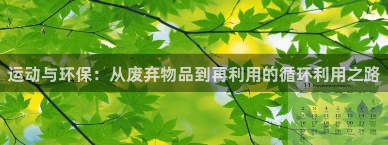 意昂体育4招商电话地址是多少：运动与环保：从废弃物品