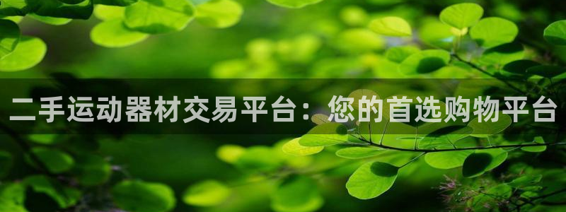 意昂体育4平台注册要钱吗安全吗：二手运动器材交易平台：您的首