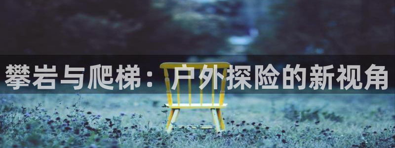 意昂体育4平台注册要钱吗：攀岩与爬梯：户外探险的新视