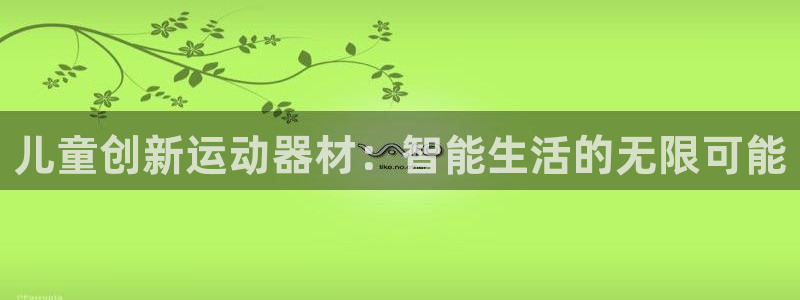 意昂体育4开户：儿童创新运动器材：智能生活的无限可能