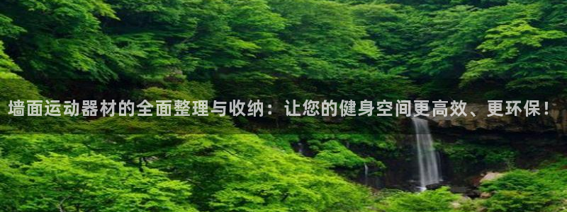 意昂体育4平台注册：墙面运动器材的全面整理与收纳：让