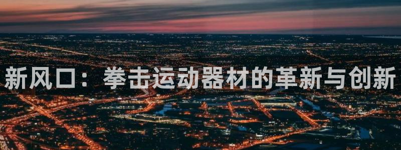 海南意昂体育4：新风口：拳击运动器材的革新与创新